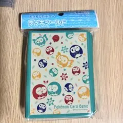 【新品未使用】ポケモンカードゲーム デッキシールド 和柄 モクロー 64枚入り