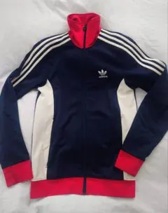送料込　アディダスオリジナルス　トラックジャケット　ジャージ　M相当　ロゴ刺繍