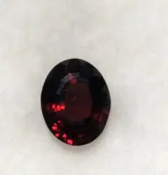 天然石ガ-ネット 裸石、オーバルカット石　No.274 外箱付き