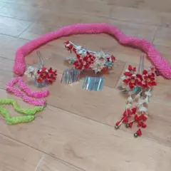 【989】昭和レトロ　和装用髪飾りセット 花飾り