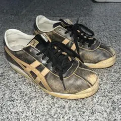 オニツカタイガーMEXICO 66 SD VIN 25.5ブラック×ゴールド