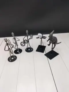 金属製 カエル 楽器演奏 フィギュア 7体セット - メルカリ