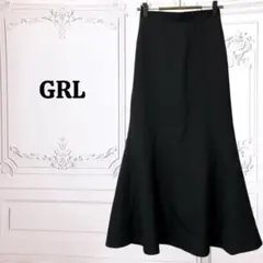 『グレイル』スカート【S】ブラック 無地/シンプル マーメイド/フレア 上品