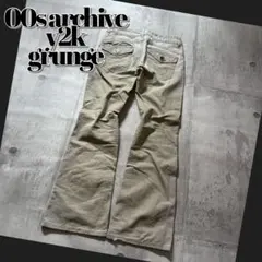 00s archive flare pants fade grunge y2kのサムネイル