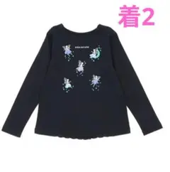 ANNA SUI MINI 妖精刺繍 長袖Tシャツ