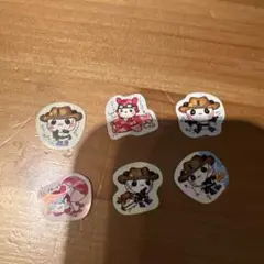 平成　コパムダ　フレークシール 6枚セット