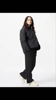uniqlo ウォッシャブルニットリブパンツ