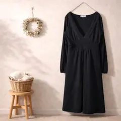 NATURAL BEAUTY BASIC M 定番ワンピース 可愛い黒