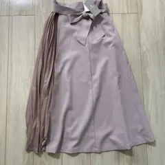 新品　未使用nano universe グレー プリーツスカート F
