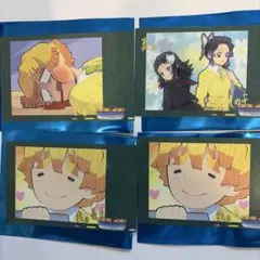 鬼滅の刃 キメツ学園 我妻善逸　胡蝶しのぶ 真菰 チェキ風ブロマイド カード