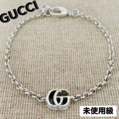新品 GUCCI インターロッキングG シルバー バングル 販売証明書付き