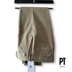 ほぼ未使用/PT TORINO/微起毛ピーチスキン/ベージュパンツのサムネイル