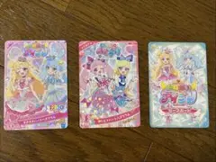 おねがいアイプリ　ひみつのアイプリ　スペシャルカードとセーブカード３枚セット