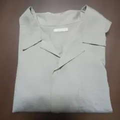 GU 半袖オープンカラーシャツ Lサイズ 100%レーヨン