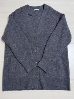 【美品】GU パフィータッチオーバーサイズカーディガン/Mサイズ/送料込み