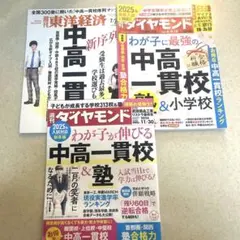 2024/11/30、6/13週刊ダイヤモンド、2023/7/22 週刊東洋経済