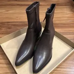 oriental traffic ブラウンショートブーツ Mサイズ