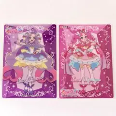 キュアアンサー キュアミスティック キラキラクリアカードガム プリキュア 2枚