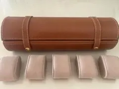 腕時計　収納ボックス　ブラウン　アクセサリーケース