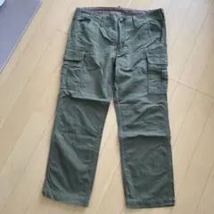 EDWINオリーブ カーゴパンツ　XL