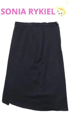 ソニアリキエル/レディース/スカート/毛１００%/フランス製/ブラック【F】