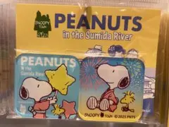 スヌーピータウンショップ ソラマチ店限定商品 マグネット2個セット　花火大会