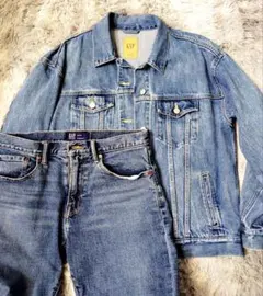 GAPブルーデニムセットアップ