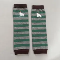 ベビーレッグウォーマー ストライプ柄
