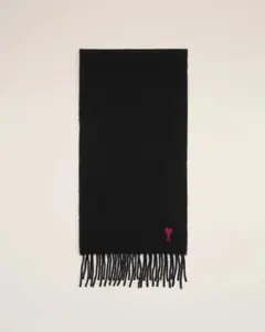 Ami Paris マフラー ブラック