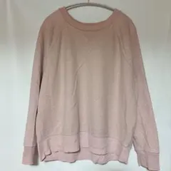オールドネイビー クルーネック スウェット L ピンク シンプル 快適のサムネイル