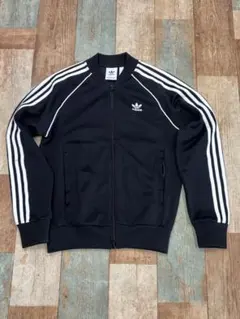 adidas トラックジャケット 105 XL 黒 三本線 - メルカリ