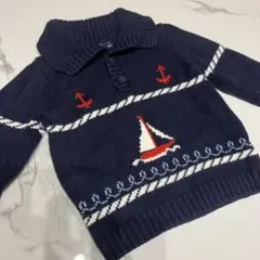 JANIE&JACK セーター マリン柄 2T