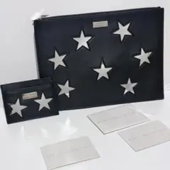 【米国Saks購入】ステラマッカートニー スター クラッチバッグ＆カードケース