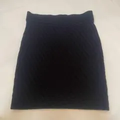 美品 Theory セオリー ジャガード ミニスカート 黒 S ストレッチ 綺麗