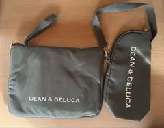 DEAN & DELUCA レジかごバッグ＋保冷ボトルケース GLOW グレー
