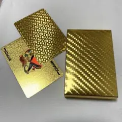 金色とトランプセット