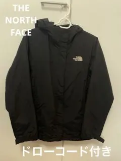 THE NORTH FACE ブラック マウンテンパーカー　ドローコード付き