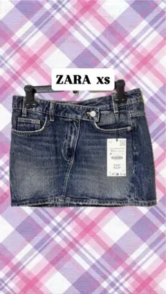 ZARA デニム ミニスカートのサムネイル