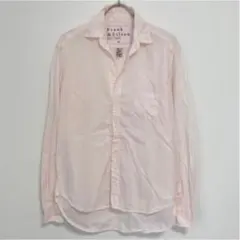 FRANK&EILEEN オーガニックコットンシャツ XS 長袖 L. PINK - メルカリ