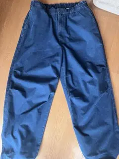UNIQLO C ワイドパラシュートパンツ デニム L