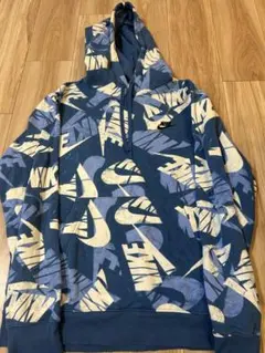 Nike ロゴパターン パーカー Mサイズ