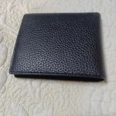 二つ折り財布 ブラック　美品