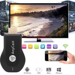 anycast 無線 スマホテレビ接続 大画面/高画質動画転送