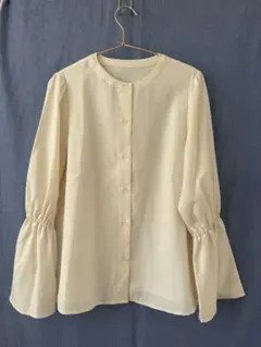 LE OEROLE par rope ブラウス　オフホワイト　[F] 未使用品