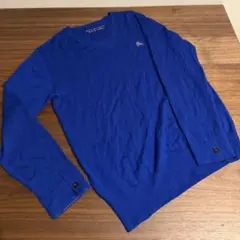 Burberry Black Label Vネックセーター 青