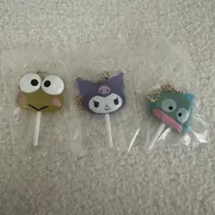サンリオキャラクターズ　カラフルキャンディチャーム　3個セット