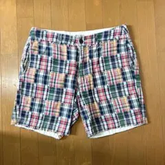 美品RUSSELL ATHLETIC ラッセル　マドラス柄　ショーツのサムネイル