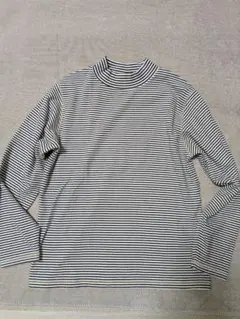 niko and...ストライプ ハイネック 長袖トップス