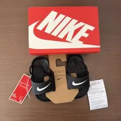 NIKE KAWA SLIDE (TD) ブラック 12cm