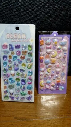 クリアぷくぷくキャンディシール、ボンボンドロップシール